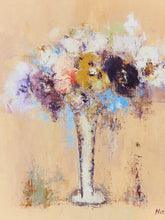 Load image into Gallery viewer, Vintage Mid Century Floral Still Life Abstract