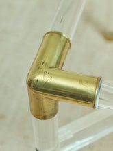 Load image into Gallery viewer, Tubular Lucite and Brass Italian Game Table