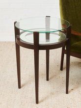 Load image into Gallery viewer, Round Wood 2 Tier Table