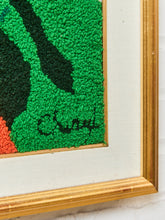 Load image into Gallery viewer, 1970's Tufted Fiber Art Portrait