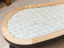 Load image into Gallery viewer, Organic Modern Sculptural Coffee Table Curved Wood Mother of Pearl Design