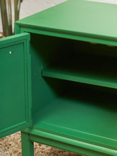 Load image into Gallery viewer, Kelly Green Vintage Mid Century Nightstands