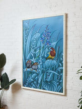 Load image into Gallery viewer, Vintage Birds of Paradise Painting
