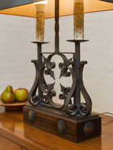 Load image into Gallery viewer, Vintage Bouillotte Spanish Table Lamp