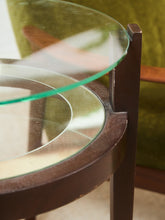 Load image into Gallery viewer, Round Wood 2 Tier Table