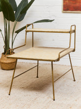 Load image into Gallery viewer, Tile Top 1960s 2 Tier Side Table