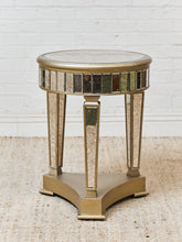 Load image into Gallery viewer, Mirrored Neoclassical Side Table
