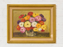 Load image into Gallery viewer, Vintage Oil Paint Floral bouquet, painting