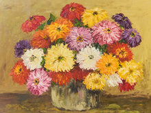 Load image into Gallery viewer, Vintage Oil Paint Floral bouquet, painting