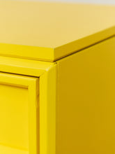 Load image into Gallery viewer, Yellow Eight Drawer Bamboo Dresser