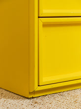 Load image into Gallery viewer, Yellow Eight Drawer Bamboo Dresser