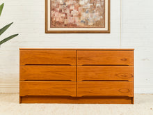 Load image into Gallery viewer, Teak Danish Modern 6 Drawer Dresser