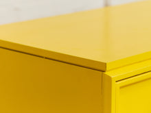 Load image into Gallery viewer, Yellow Eight Drawer Bamboo Dresser