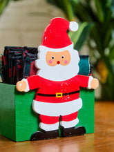 Load image into Gallery viewer, Santa Plaid Holiday Cloth Napkins