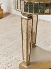 Load image into Gallery viewer, Mirrored Neoclassical Side Table