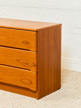 Load image into Gallery viewer, Teak Danish Modern 6 Drawer Dresser