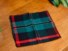 Load image into Gallery viewer, Santa Plaid Holiday Cloth Napkins