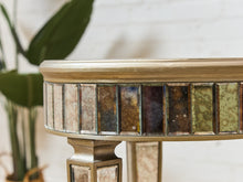 Load image into Gallery viewer, Mirrored Neoclassical Side Table