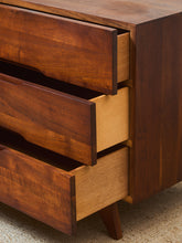 Load image into Gallery viewer, MCM Solid Walnut Ace Hi Dresser