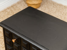 Load image into Gallery viewer, Black and Gold Brutalist Dresser