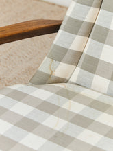 Load image into Gallery viewer, Gingham Danish Modern Armchair