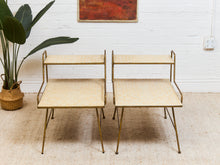 Load image into Gallery viewer, Tile Top 1960s 2 Tier Side Table
