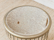 Load image into Gallery viewer, Mirrored Neoclassical Side Table