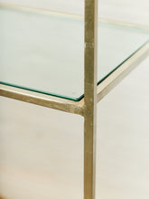 Load image into Gallery viewer, Hollywood Regency Gold Etagere Shelf