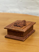 Load image into Gallery viewer, Hand Carved Turtle Trinket Box From Costa Rica