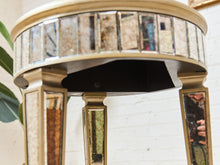 Load image into Gallery viewer, Mirrored Neoclassical Side Table