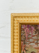 Load image into Gallery viewer, Antique Japanese Geisha Tapestry Framed