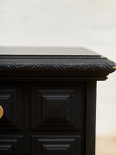 Load image into Gallery viewer, Black and Gold Brutalist Dresser