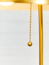 Load image into Gallery viewer, Gold Lamp with Rope Bottom Floor Lamp