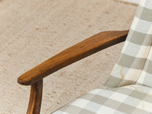Load image into Gallery viewer, Gingham Danish Modern Armchair