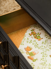 Load image into Gallery viewer, Black and Gold Brutalist Dresser