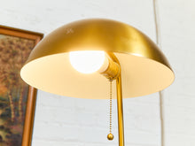 Load image into Gallery viewer, Gold Lamp with Rope Bottom Floor Lamp