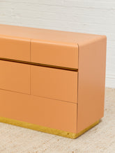 Load image into Gallery viewer, Post Modern Creamy Coral Dresser
