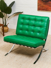 Load image into Gallery viewer, Kelly Green Barcelona Style Chair