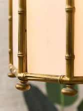 Load image into Gallery viewer, Antique French Bamboo Brass Pendant LARGE