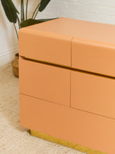 Load image into Gallery viewer, Post Modern Creamy Coral Dresser