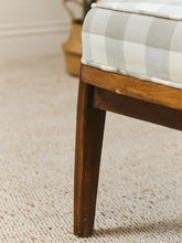 Load image into Gallery viewer, Gingham Danish Modern Armchair