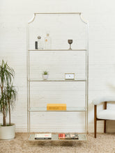 Load image into Gallery viewer, Hollywood Regency Gold Etagere Shelf
