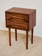 Load image into Gallery viewer, Sculpted Nightstand in American Walnut