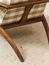 Load image into Gallery viewer, Gingham Danish Modern Armchair