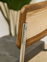 Load image into Gallery viewer, Grey Seat Rattan Chair