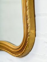 Load image into Gallery viewer, Ribbon Crested Gilt Mirror