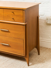 Load image into Gallery viewer, Kent Coffey Style Long Dresser with Rattan Front