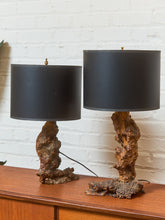 Load image into Gallery viewer, 1960's Burl Vintage Lamp