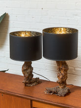 Load image into Gallery viewer, 1960's Burl Vintage Lamp