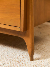 Load image into Gallery viewer, Kent Coffey Style Long Dresser with Rattan Front